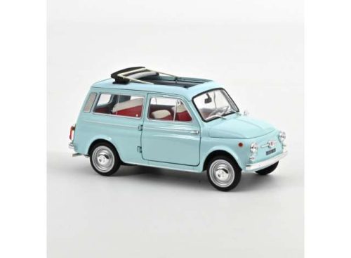 1:18 1964 Fiat 500 Giardiniera, Aquamarin kék