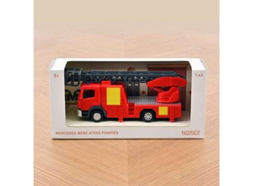 1:43 Camion Pompier Mercedes-Benz Atego Plastigam Fire Truck, piros/sárga