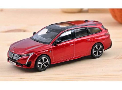 1:43 2021 Peugeot 308 SW GT, elixir piros