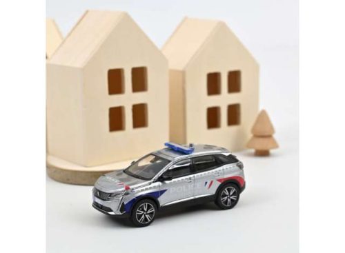 1:43 2023 Peugeot 3008 *Police Nationale*, szürke