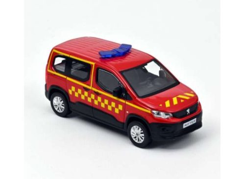 2019 Peugeot Rifter *Pompiers*, piros with side square sárga deco