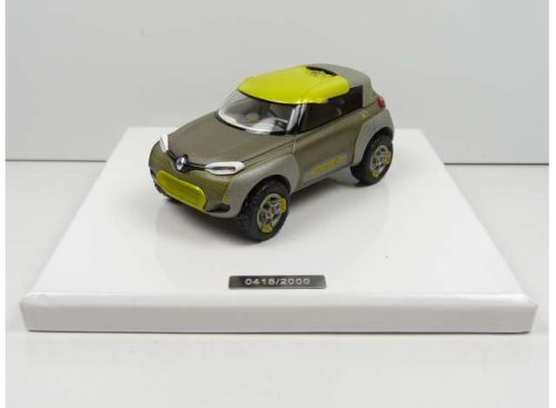 1:43 Renault Kwid, szürke/sárga