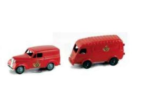 1:43 Renault 1000kgs and Dauphine Set Belgium Post, piros