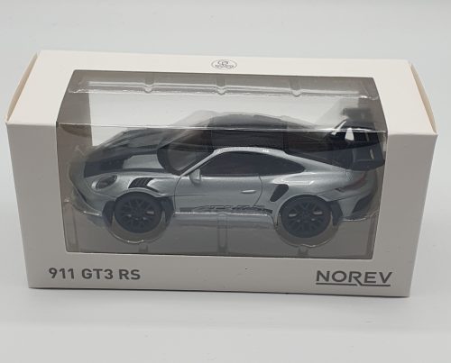 Porsche 911 GT3 RS ezüst 1:43 Norev 750049 Modell