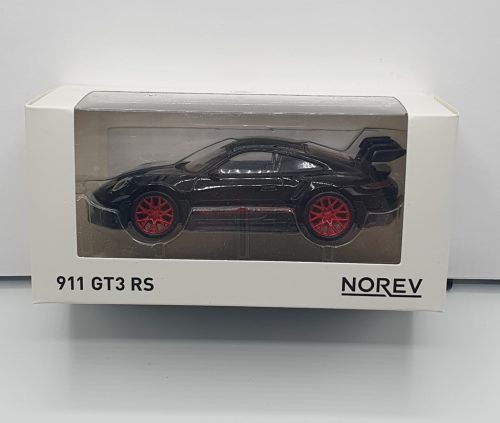 Porsche 911 GT3 RS fekete 1:43 Norev 750062 Modell