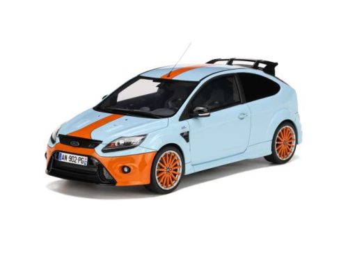 1:18 2010 Ford Focus MK2 RS Le Mans *Resin series*, kék/narancs