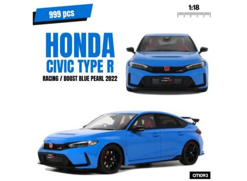 1:18 2022 Honda Civic Type R *Resin*, racing/boost kék pearl