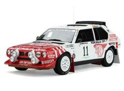 1:18 Lancia Delta S4 GR.B #11 Olympus Rally *Resin series*, piros/fehér