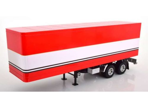 1:18 Truck Trailer, piros/fehér