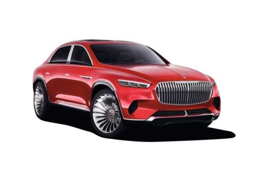 1:18 Mercedes Benz Maybach Vision Ultimate Luxury, piros