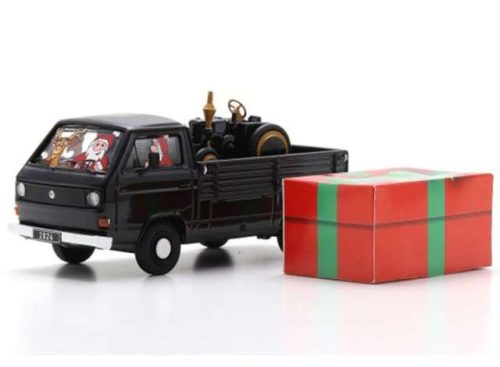 1:43 Volkswagen T3a Christmas 2024 + Piccolo Lanz Bulldog, fekete