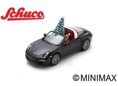 1:43 Porsche 911 (992) Carrera 4 GTS Targa Christmas 2023, fekete