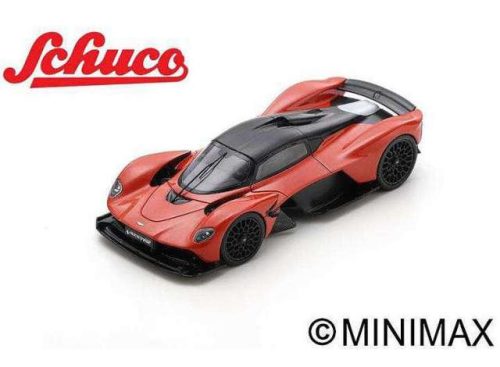 1:43 2021 Aston Martin Valkyrie , fekete/piros