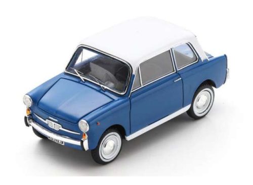 1:43 1962 Autobianchi Bianchina Berlina Coupe, kék/fehér