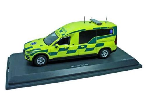 1:43 Nilsson XC90 Ambulance (Sweden), sárga/zöld