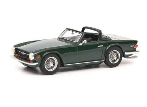 1:43 Triumph TR6 open Surrey Top *Resin series*, british racing zöld