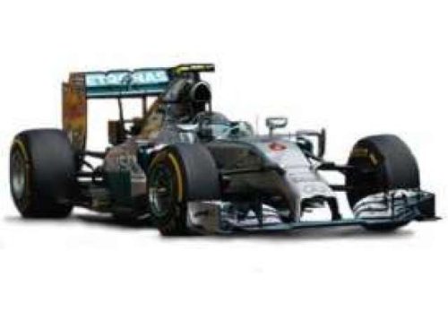 2014 Mercedes F1 W05 #6 Winner Monaco GP Rosberg, ezüst