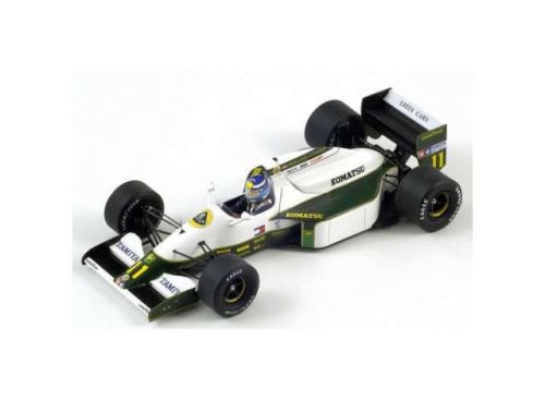 1:18 1991 Lotus 102B #11 Monaco GP, Mika HÃ¤kkinen, RESIN MODEL, fehér/zöld