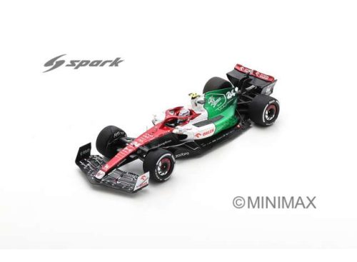 1:18 2022 Alfa Romeo F1 Team ORLEN C42 #24 Zhou GuanYu Alfa Romeo F1 Team ORLEN Azerbaijan GP, piros/fehér/zöld