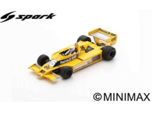 1979 Renault RS01 #16 René Arnoux Belgian GP *Resin Series*, sárga