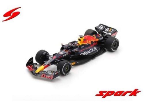 1:18 2022 Oracle piros Bull Racing RB18 #1 Max Verstappen Oracle piros Bull Racing Winner Miami GP kék/piros/sárga