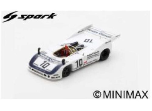 1976 Porsche 908/3 #10 500km Dijon, B. Wollek/H. Godel, Resin Model, fehér