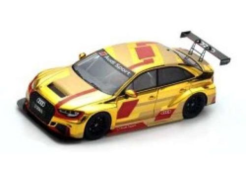 1:43 Audi RS 3 LMS 100th *Resin Serie*, sárga/arany/piros