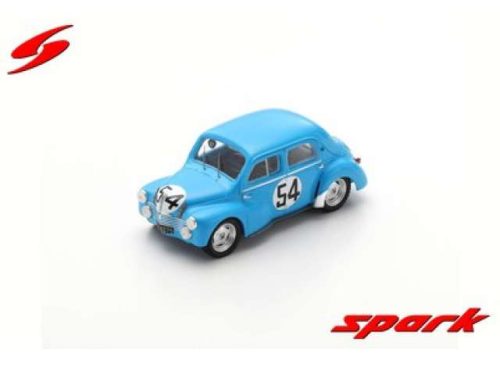 1952 Renault 4CV 1063 #54 L.Pons/P. Moser 24h Le Mans *Resin Serie*, kék