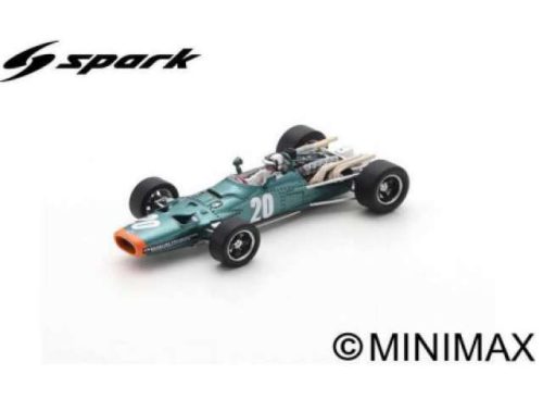 1968 BRM P133 No.20 Pedro Rodríguez French GP *Resin Serie*, zöld