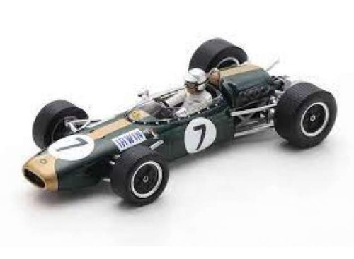 1:43 1966 Brabham BT22 #7 British GP, zöld/fehér