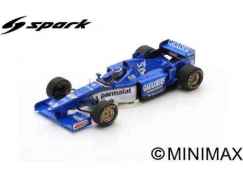 1995 Ligier JS41 No.26 Olivier Panis 6th Spanish GP *Resin Serie*, kék/fehér