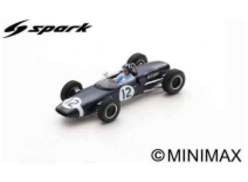 1962 Lotus 18-21 #12 Graham Hill 3rd Mallory Park *Resin Serie*, fekete