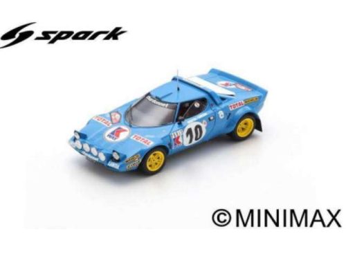 1978 Lancia Stratos No.10 Michèle Mouton/Françoise Conconi 7th Rally Monte Carlo *Resin Serie*, kék