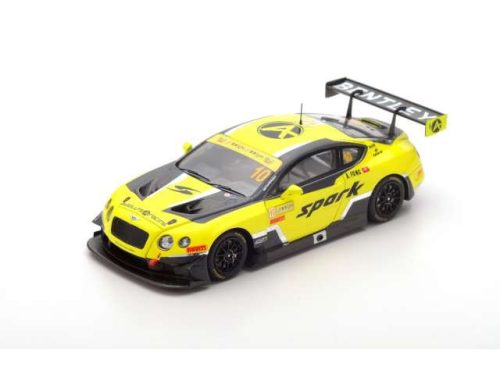 2016 Bentley Continental GT3 #10 5th Macau GT World Cup Adderly Fong *Resin Series*, sárga/fekete