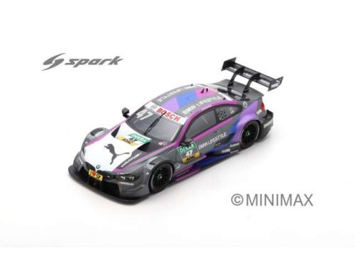 2018 BMW M4 DTM BMW TEAM #47 Joel Eriksson RBM Hockenheim *Resin Series*, fekete/purple