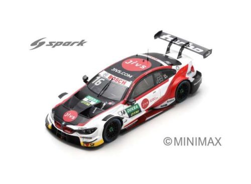 2019 JiVS BMW M4 DTM No.16 Timo Glock BMW TEAM RMG Hockenheim *Resin Series*, fehér/piros