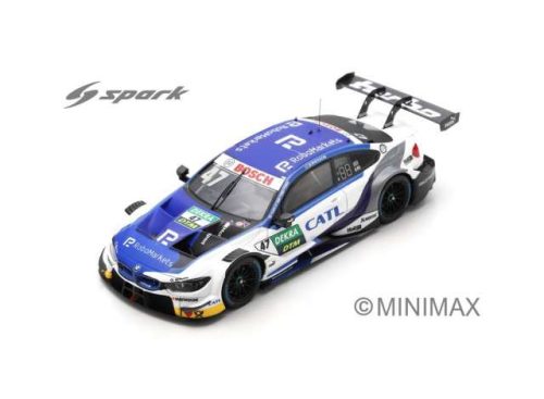 2019 CATL BMW M4 DTM No.47 Joel Eriksson BMW TEAM RMG Hockenheim *Resin Series*, fehér/kék