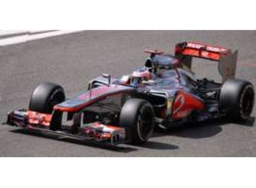 2012 McLaren MP4-27 winner Belgium GP J.Button, ezüst/piros