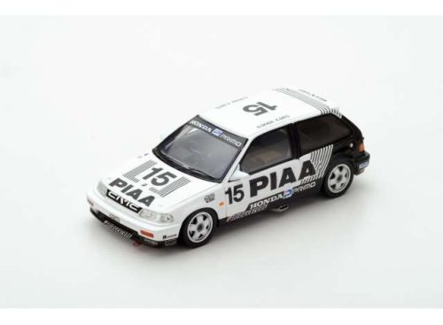 1989 Honda Civic EF3 JTC #15 H.Okada/K.Sato *Resin Series*, fehér/fekete