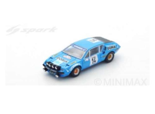 1976 Alpine A310 #14 J.-P. Manzagol/J.-F. Filippi 3rd Tour de Corse *Resin Series*, kék/fehér