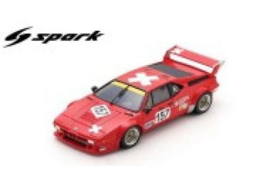 1:43 1985 BMW M1 #157 24hrs Le Mans Pallavicini/Calderari/Vanoli *Resin Series*, piros