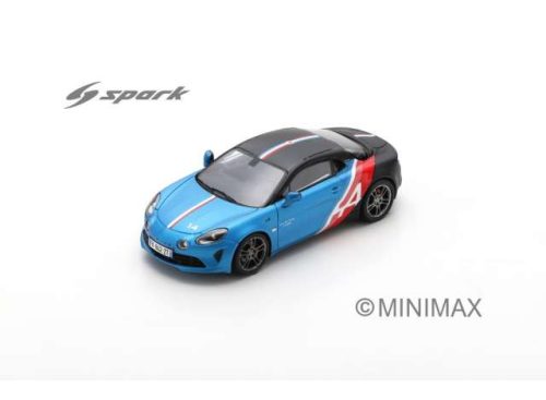 2021 Alpine A110 Trackside No.14 Fernando Alonso Monza GP *Resin Series*, kék/fehér/piros