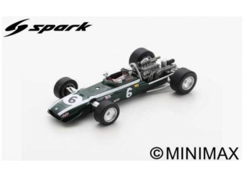 1968 Cooper T86B No.6 Brian pirosman Race of Champions *Resin Series*, fekete/fehér