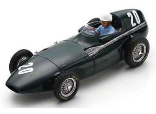 1957 Vanwall VW5 #20 French GP, Roy Salvadori, RESIN MODEL, dark zöld