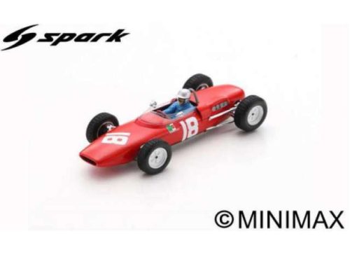 1962 Lotus 18-21 #18 Nino Vaccarella Pau GP *Resin Series*, piros