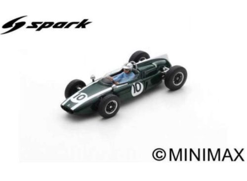 1961 Cooper T55 #10 Jack Brabham 6th Dutch GP *Resin Serie*, fekete/fehér