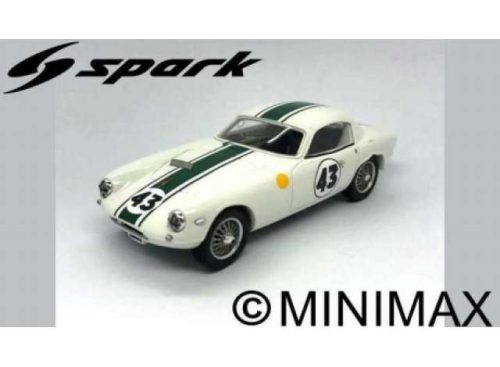 1964 Lotus Elite No.43 C. Hunt/J. Wagstaff 24H Le Mans *Resin Series*, fehér/darkzöld