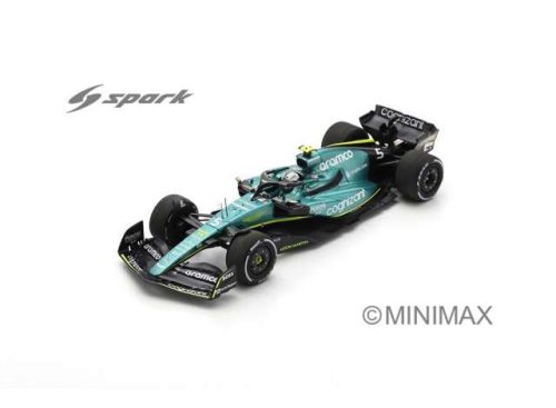 1:43 2022 Aston Martin AMR22 Aramco Cognizant F1 Team #5 Sebastian Vettel Abu Dhabi GP, zöld