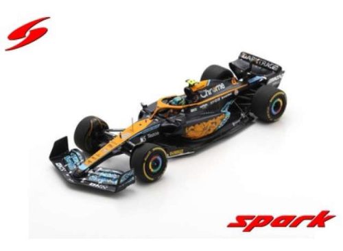 1:43 2022 McLaren MCL36 #4 Lando Norris 6th Abu Dhabi GP, narancs/kék