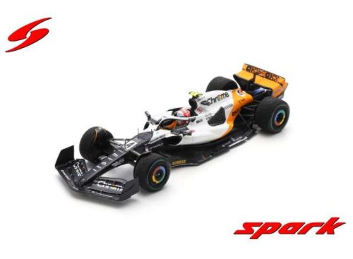 1:43 2023 McLaren MCL60 #4 Lando Norris 9th Monaco GP, narancs/fekete